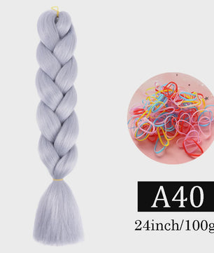 24 Inch Jumbo Braids Haarverlenging - Synthetisch Vlechtkapsel met Ombre Kleuren