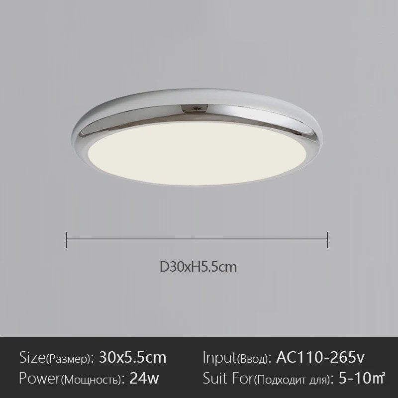 Moderne Scandinavische LED Plafondlamp - Stijlvol en Veelzijdig