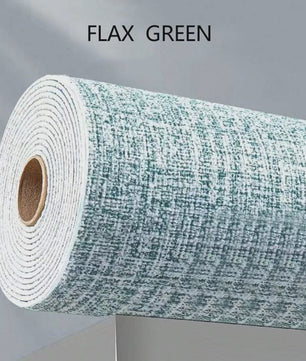 Zelfklevende 3D Wandsticker met Linnenstructuur - Waterdicht & Decoratief