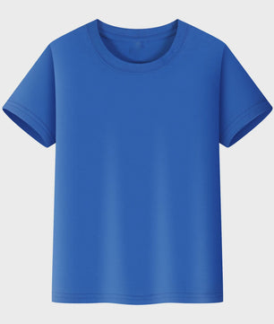 Basic Katoenen T-shirt voor Kinderen & Baby's - Jongens & Meisjes - Wit & Roze - Maten 1 t/m 14 Jaar