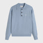 Dames Gebreide Poloshirt met Omvouwbare Kraag en Hartje - Comfortabel & Ademend