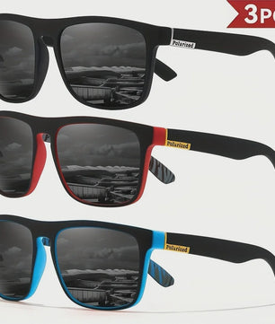 4x Klassieke Gepolariseerde Sport Zonnebril Heren Dames - Lichtgewicht PC Frame UV400