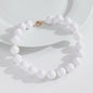 Handgemaakte Retro Acryl Ketting met Grote Kleurrijke Kralen - Statement Choker