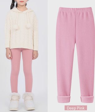 Warme Fleece Lined Leggings voor Meisjes (3-11 Jaar) - Zacht & Comfortabel