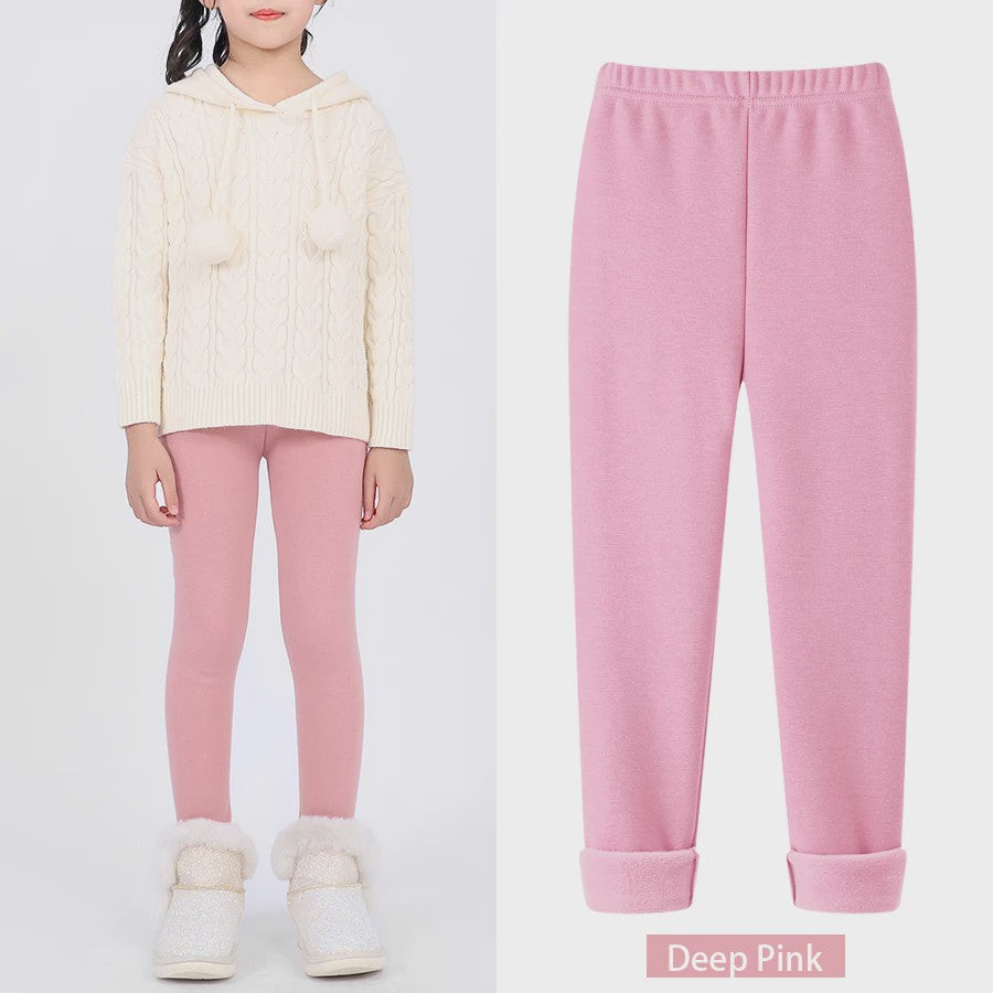 Warme Fleece Lined Leggings voor Meisjes (3-11 Jaar) - Zacht & Comfortabel