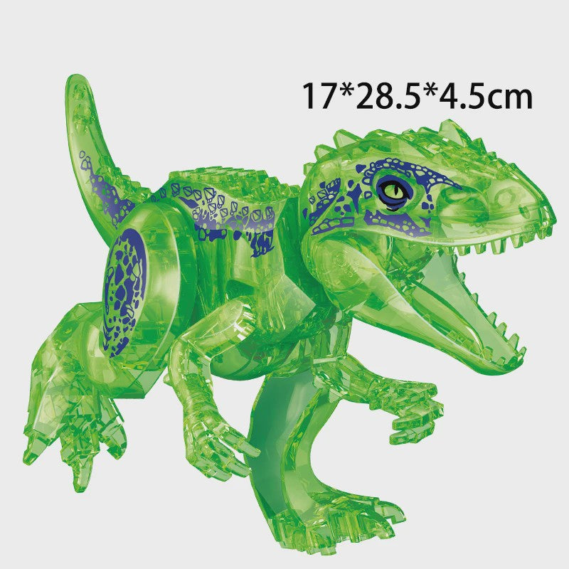 Grote Bouwblok Dinosaurus Speelgoed - Indominus Rex & Tyrannosaurus Rex Modellen