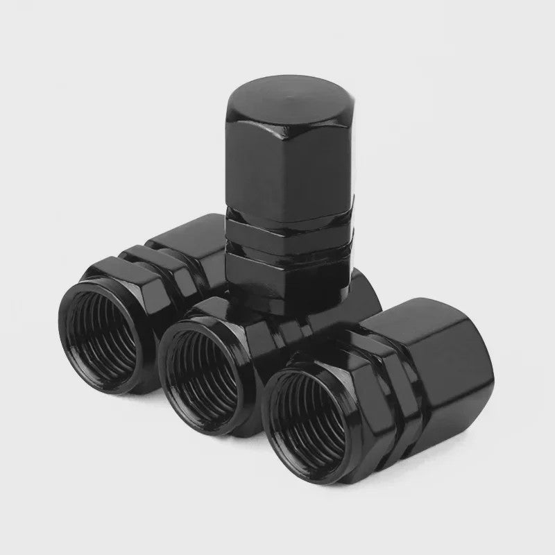 Set Aluminium Ventieldopjes - Universeel voor Auto, Motor, Fiets - Stof- en Waterdicht