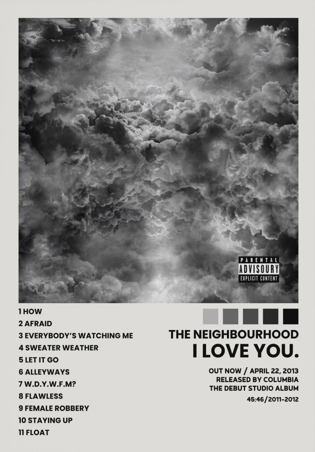 Canvas Poster: Drake & Eminem Album Covers - Hip Hop Wall Art