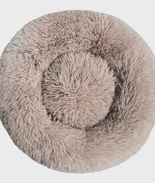 Luxe Ronde Hondenkussen - Extra Zacht & Warm Pluche Hondensofa voor Middelgrote Honden en Katten
