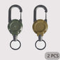 Intrekbare Sleutelhanger met Karabijnhaak - Heavy Duty Clip voor Tassen & Outdoor