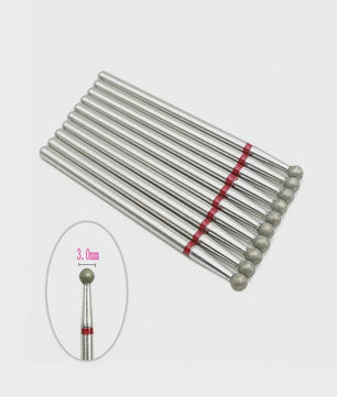 10x Diamant Freesbits Set - 2.35mm Schacht voor Tandheelkunde & Nagelstyling
