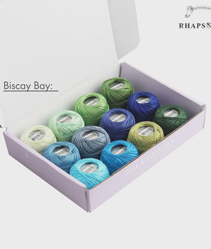 Rhapsody Pearl Cotton Garen Set - Maat 8 - 12 Bollen voor Haken, Borduren & Knutselen