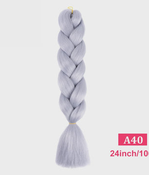 24 Inch Jumbo Braids Haarverlenging - Synthetisch Vlecht Haar in Kleurrijke Tinten