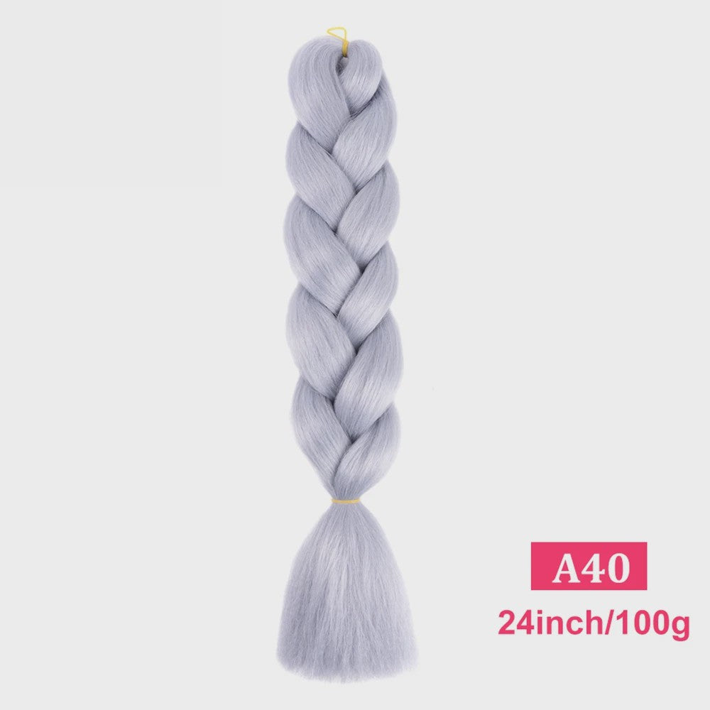 24 Inch Jumbo Braids Haarverlenging - Synthetisch Vlecht Haar in Kleurrijke Tinten
