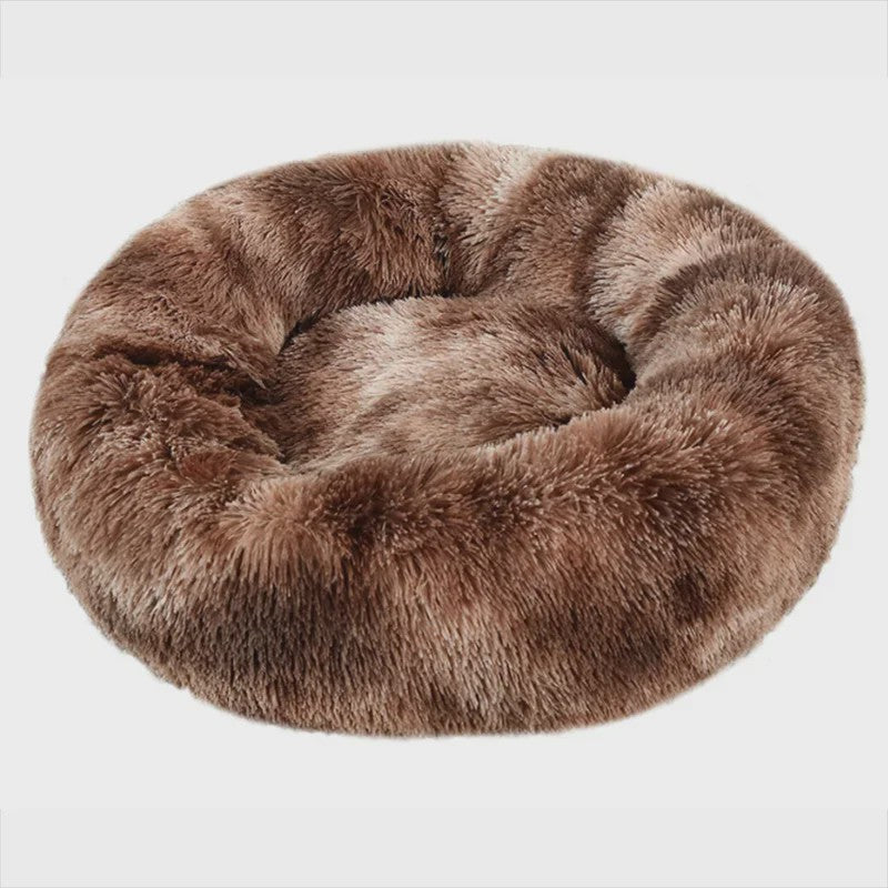Luxe Pluche Hondenkussen & Kattenmand - Rond, Extra Zacht & Warm - 40-90cm