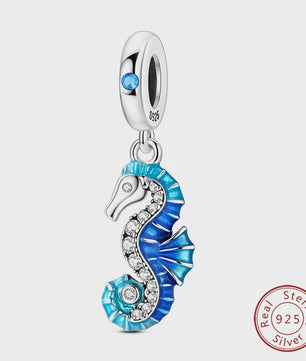 925 Sterling Zilver Charms: Walvishaai, Zeepaardje & Dolfijn - Luminous DIY Sieraden & Cadeaus