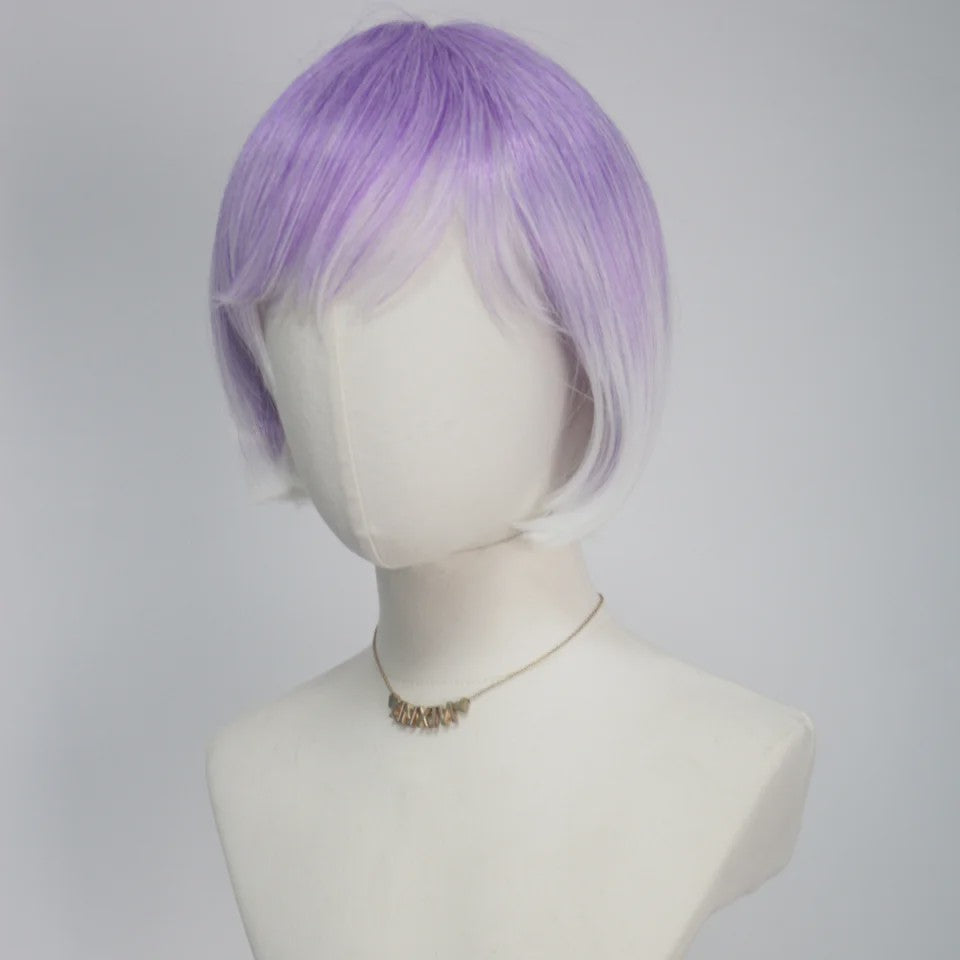 Stijlvolle Gradient Bob Pruik met Pony - Synthetisch Haar voor Cosplay & Feest