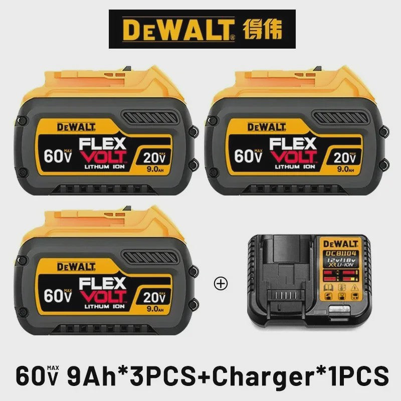 DeWALT FlexVolt 20V/60V MAX 9000mAh Accu - Origineel & Krachtig