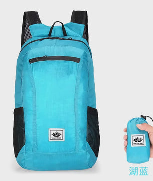 Opvouwbare Rugzak 20L - Ultralicht & Waterafstotend voor Wandelen, Fietsen en Reizen