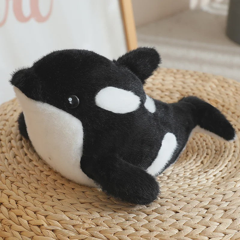 Kawaii Pluche Dieren Knuffels: Walvis, Dolfijn, Haai & Zeehond - 28cm