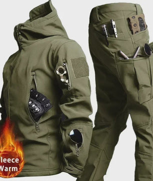 Tactisch Camouflage Heren Set - Waterdicht & Warm voor Buitenactiviteiten
