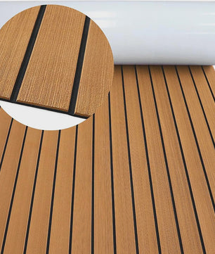 Waterdichte Eva Foam Teak Bootvloer - 2400x450mm - Antislip Jacht Dekmat