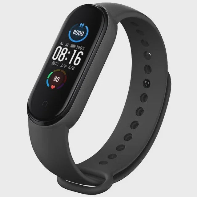 Siliconen Polsband voor Xiaomi Mi Band 7, 6, 5, 4, 3 - Vervangend Bandje Smartwatch Accessoire