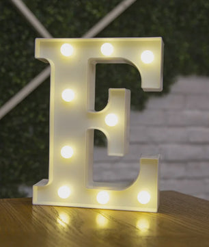 Decoratieve LED Letter & Cijfer Lampen - Creëer Sfeer met Warm Licht