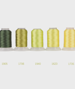 80 Kleuren Premium Polyester Borduurzijde Set - 500M Spoelen voor Huisborduurmachines