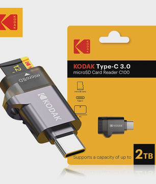 KODAK Micro SD Kaart 16GB - 256GB | Class 10 U3 4K | TF Kaart voor Drone & Telefoon