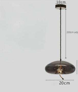Moderne Glazen LED Hanglamp - Stijlvolle Verlichting voor Woonkamer, Keuken & Bar