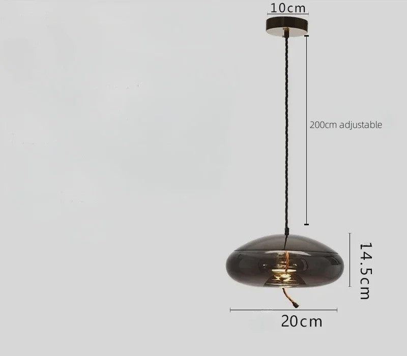 Moderne Glazen LED Hanglamp - Stijlvolle Verlichting voor Woonkamer, Keuken & Bar