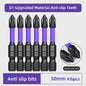 Magnetische Schroefbitset 25-150mm PH2 Slagschroefbit - Set van 6