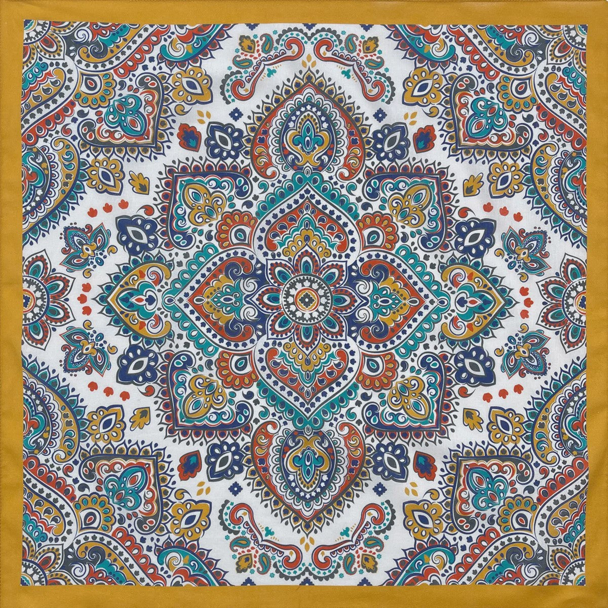 Unisex Katoenen Bandana met Dierenprint & Paisley Motief - Veelzijdig te Dragen