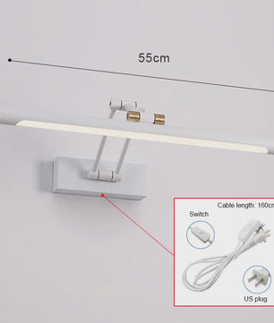 Moderne LED Spiegel Lamp - Wandlamp Badkamer/Slaapkamer - 43cm/58cm