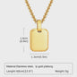 Stijlvolle Gouden Heren Ketting met Kruis Hanger - Roestvrij Staal, Vintage Mode Sieraden