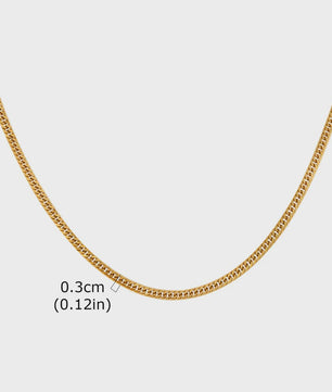 Vnox RVS Kubaanse Ketting voor Heren & Dames - 3/5/7/9mm Breed, Waterdicht & Hypoallergeen