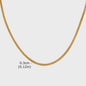 Vnox RVS Kubaanse Ketting voor Heren & Dames - 3/5/7/9mm Breed, Waterdicht & Hypoallergeen