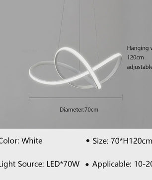 Moderne LED Hanglamp - Stijlvolle Verlichting voor Woonkamer, Eetkamer & Slaapkamer