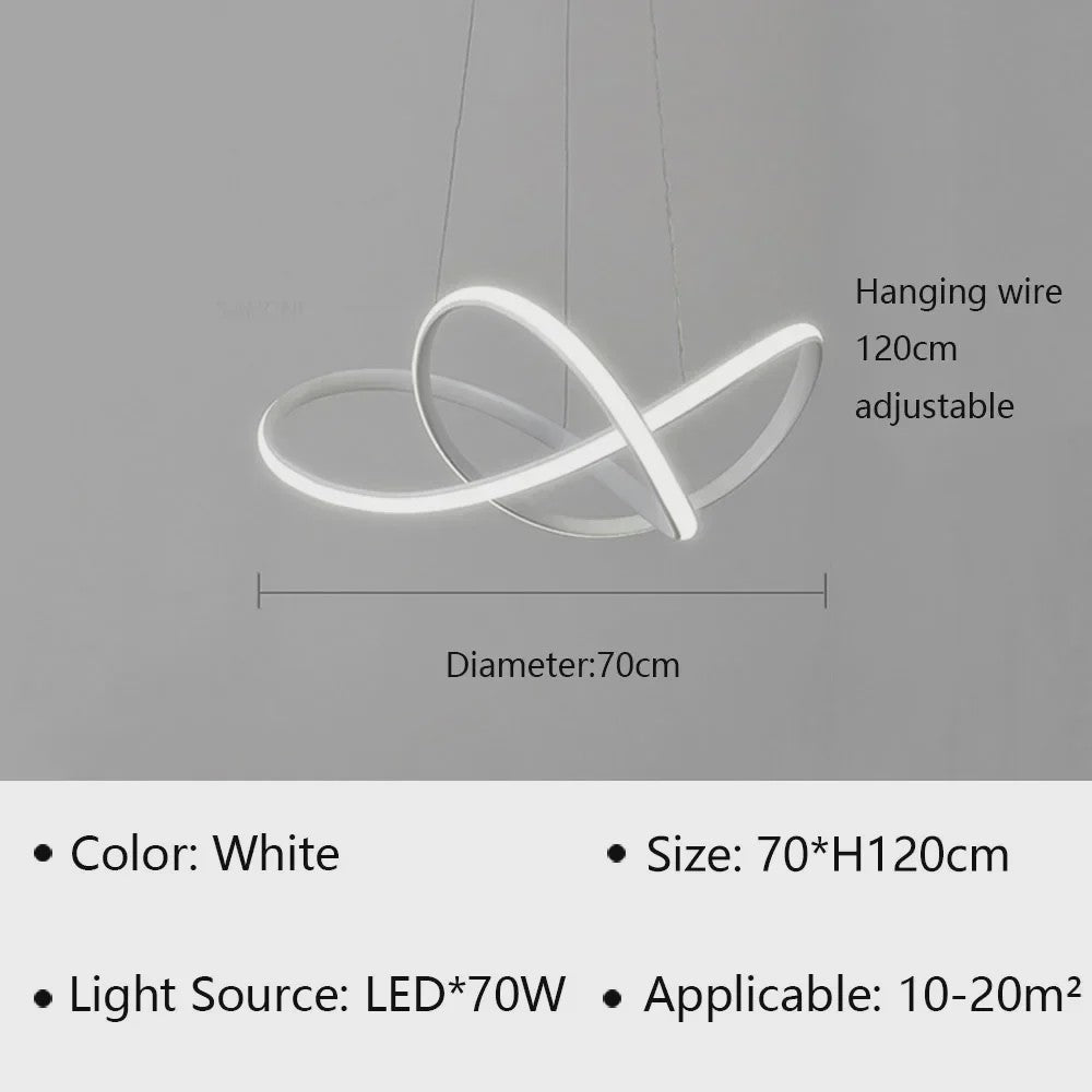 Moderne LED Hanglamp - Stijlvolle Verlichting voor Woonkamer, Eetkamer & Slaapkamer