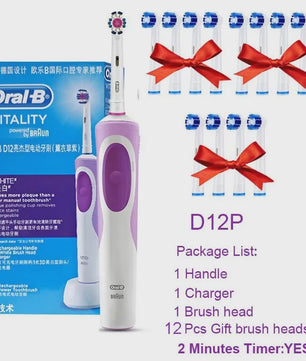 Oral-B Vitality 3D White Elektrische Tandenborstel - Roterende Reiniging & Inductieladen