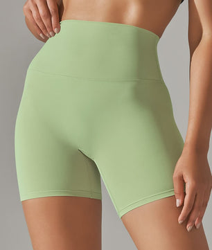Dames Sportshorts Hoge Taille Squat Proof - Sneldrogend voor Yoga, Fitness & Fietsen