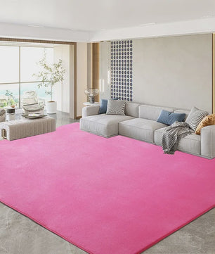 Zacht Coral Fleece Vloerkleed Grijs - Comfortabel voor Woonkamer, Slaapkamer & Kinderkamer