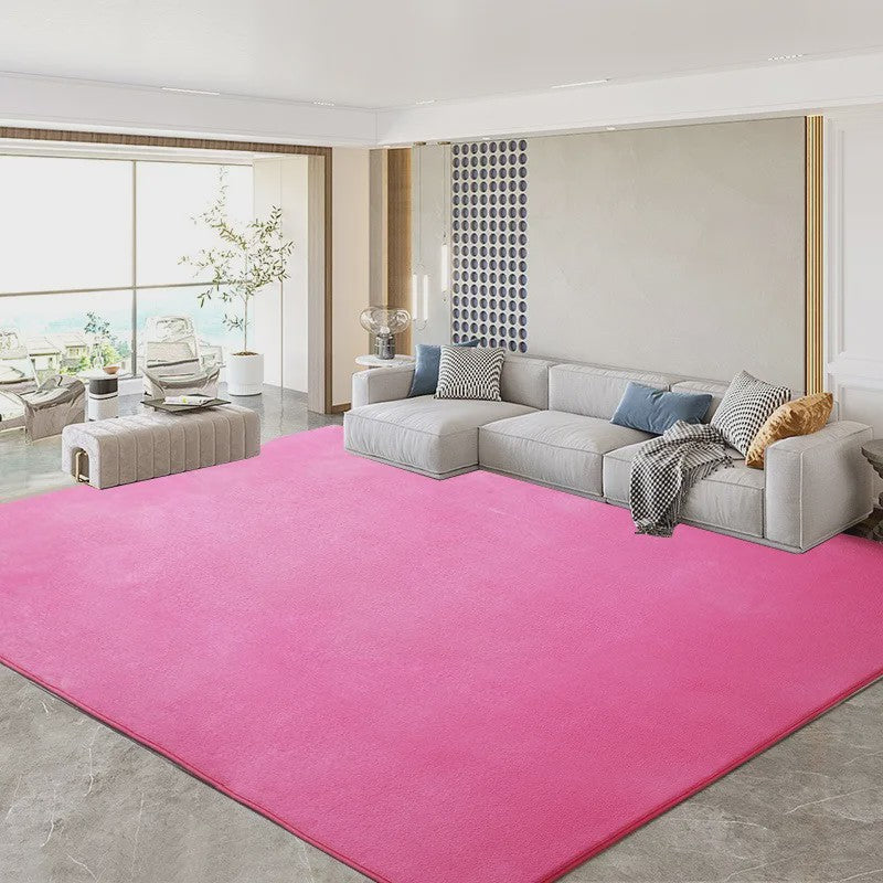 Zacht Coral Fleece Vloerkleed Grijs - Comfortabel voor Woonkamer, Slaapkamer & Kinderkamer