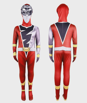 Volwassen Samurai Sentai Shinkenger Ranger Kostuum - Jumpsuit Cosplay voor Feestjes & Halloween