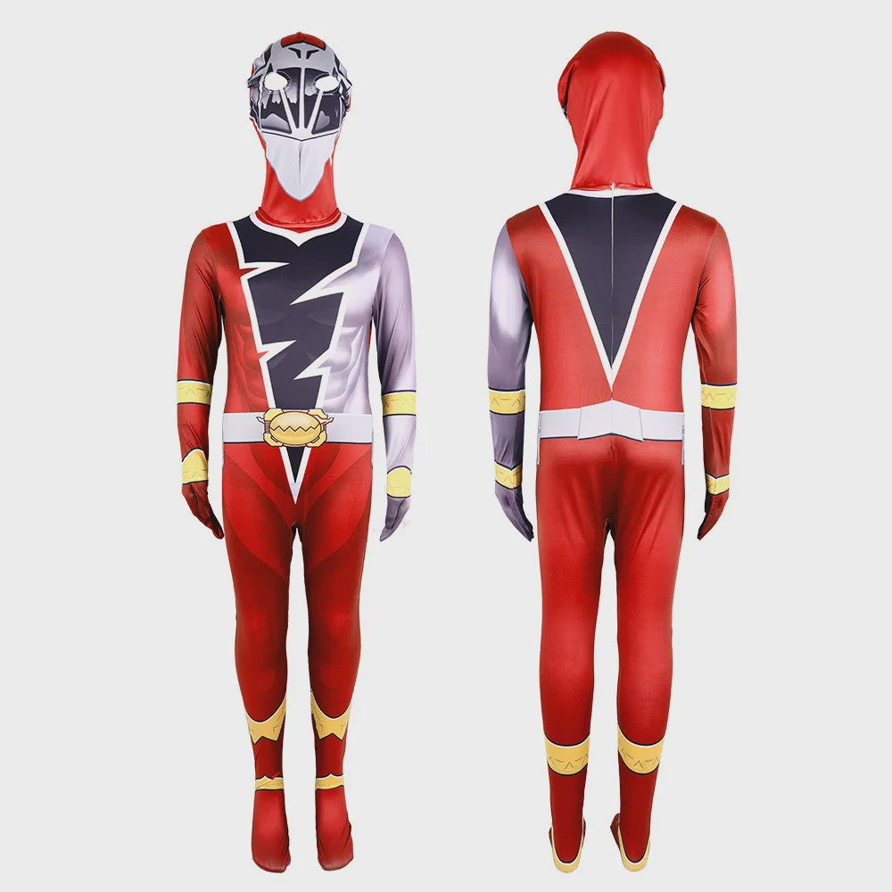Volwassen Samurai Sentai Shinkenger Ranger Kostuum - Jumpsuit Cosplay voor Feestjes & Halloween
