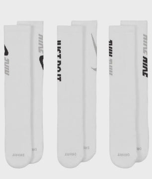 Nike Sportsokken Heren Dames 3-Pack - Duurzaam & Vochtafvoerend Katoen