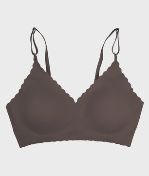 Naadloze Comfort Beha met Padded Cups en Golvende Rand - 9 Kleuren