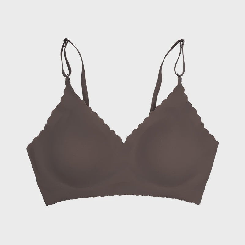 Naadloze Comfort Beha met Padded Cups en Golvende Rand - 9 Kleuren