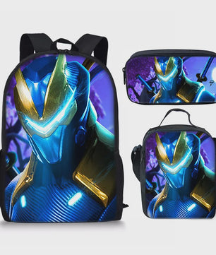 Fortnite Schooltas Set: Rugzak, Pennenhouder & Lunchtas voor Kinderen